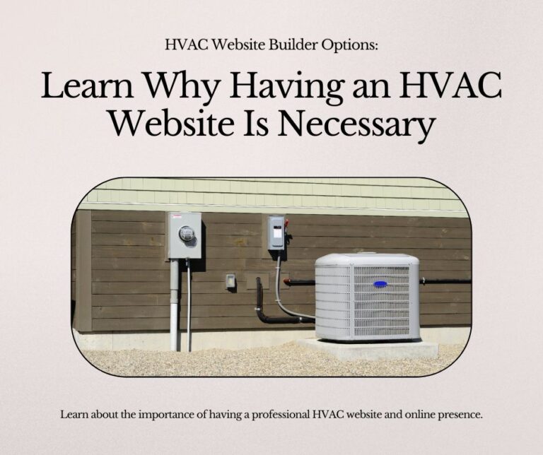 HVAC website builder